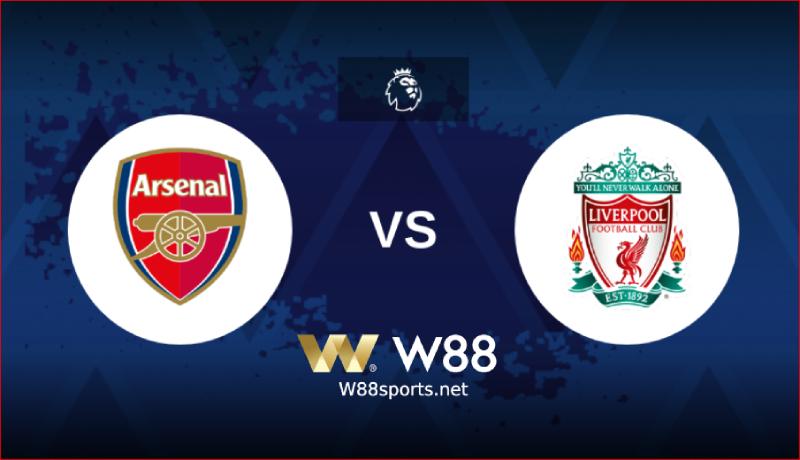 Soi kèo W88 – Arsenal vs Liverpool 22h30 ngày 09/10/2022