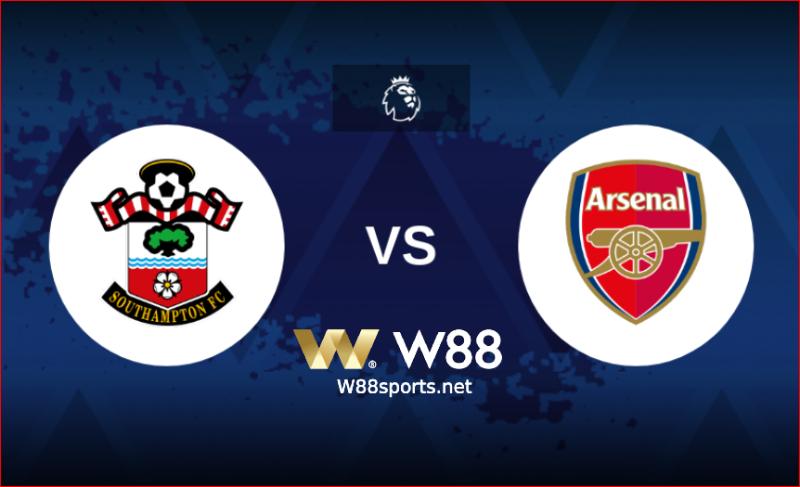 Soi kèo W88 – Southampton vs Arsenal 20h00 ngày 23/10/2022