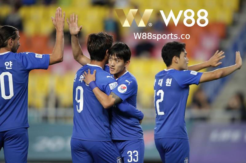 Soi kèo W88 K-League 1 trận đấu Daegu vs Gangwon 17h00 ngày 11/07